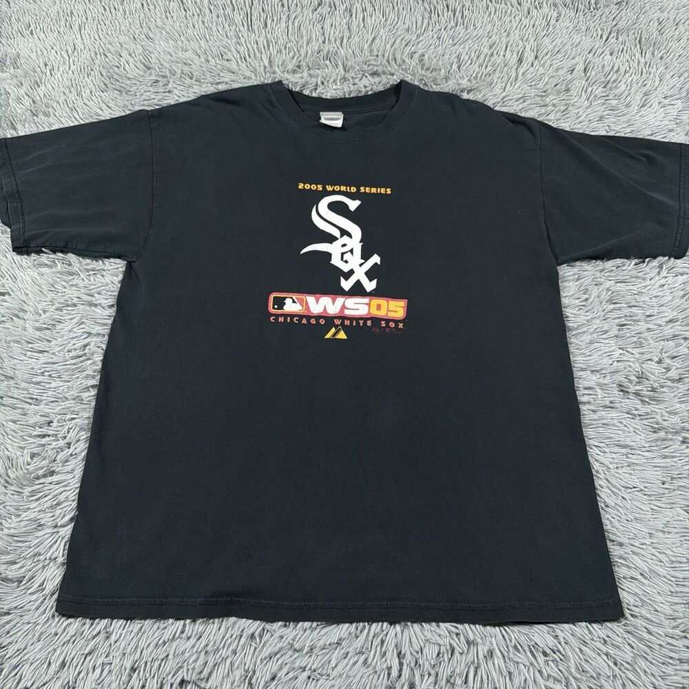 Vintage Chicago White Sox Shirt Extra Large MLB Baseball 2005 World Series Mens